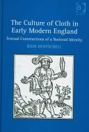 Cover for The culture of cloth in early modern England