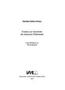 Cover for Portraits zur Geschichte des deutschen Widerstands