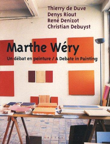 Cover for Marthe Wery a Debate In Painting