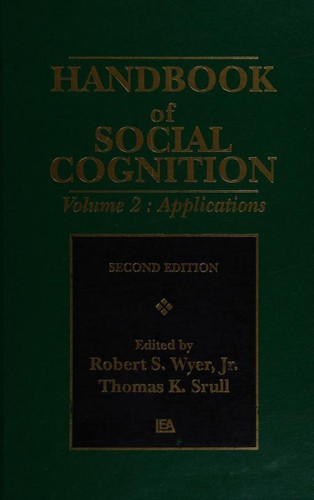 Cover for Handbook of Social Cognition: Volume 2