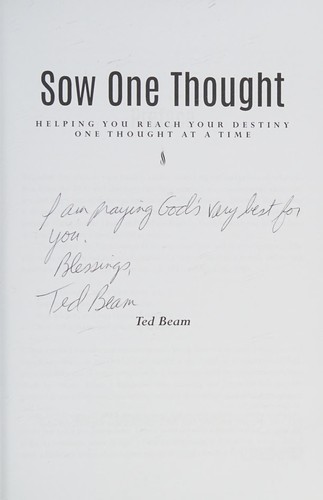 Cover for Sow one thought