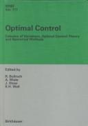 Cover for Optimal control