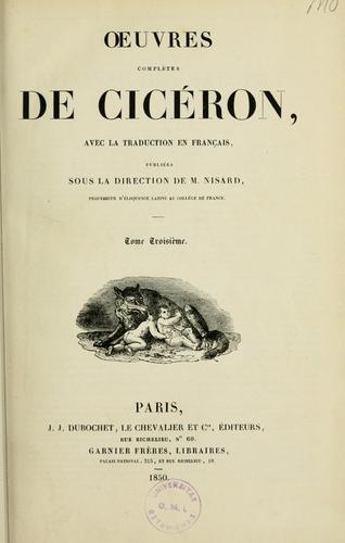 Cover for Oeuvres complètes