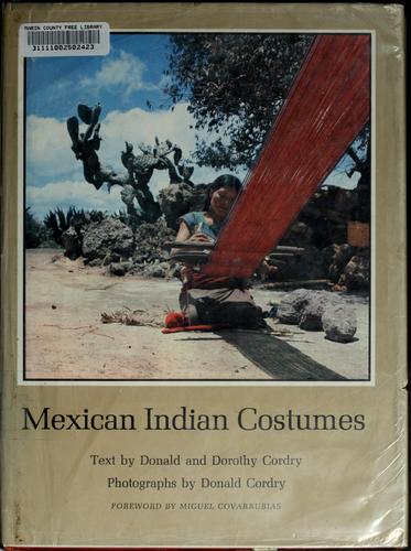 Cover for Mexican Indian costumes.