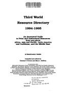 Cover for Third World resource directory, 1994-1995