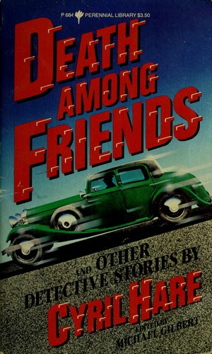 Cover for Death among friends and other detective stories