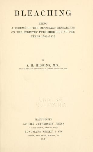 Cover for Bleaching