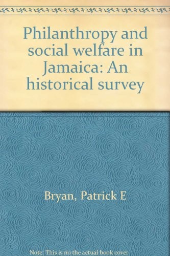 Cover for Philanthropy and social welfare in Jamaica