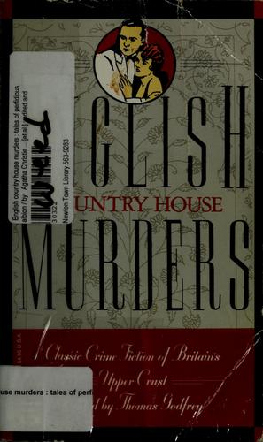 Cover for English Country House Murders