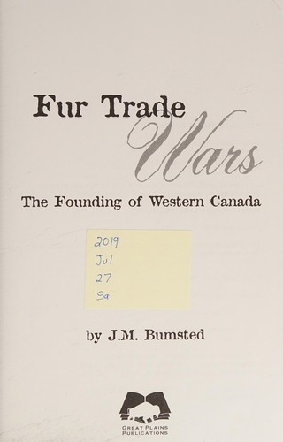 Cover for Fur trade wars