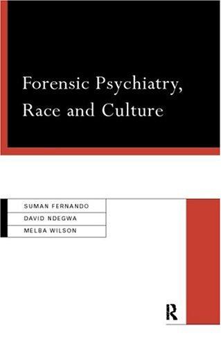 Cover for Forensic psychiatry, race, and culture