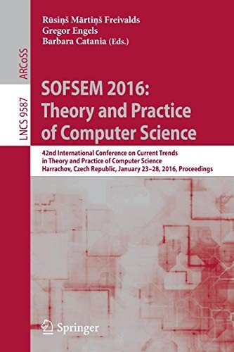 Cover for SOFSEM 2016
