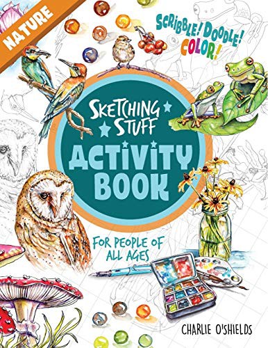 Cover for Sketching Stuff Activity Book - Nature