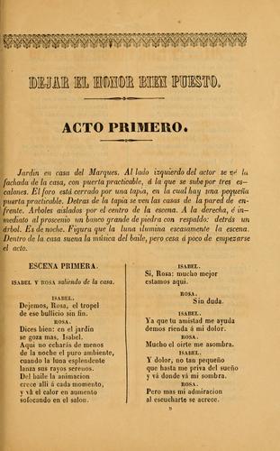 Cover for Dejar el honor bien puesto
