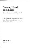 Cover for Culture, Health & Illness