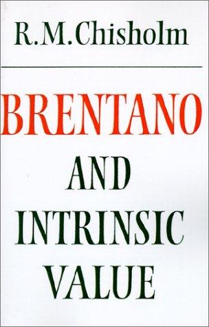 Cover for Brentano and intrinsic value