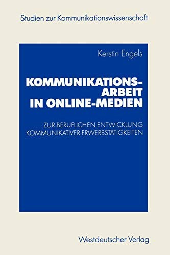 Cover for Kommunikationsarbeit in Online-Medien