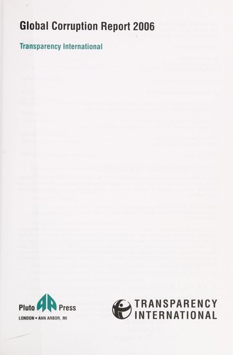 Cover for Global corruption report 2006