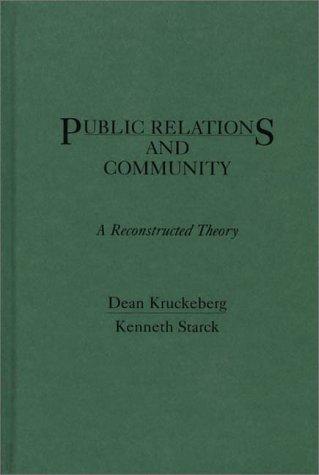 Cover for Public relations and community