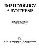 Cover for Immunology, a synthesis