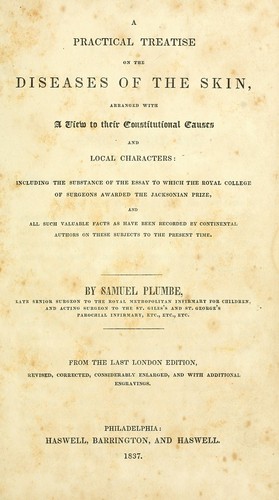 Cover for A practical treatise on the diseases of the skin
