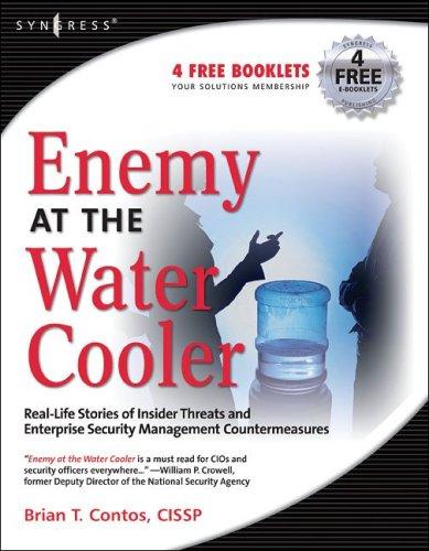 Cover for Enemy at the Water Cooler