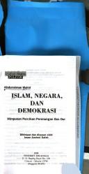 Cover for Islam, negara, dan demokrasi