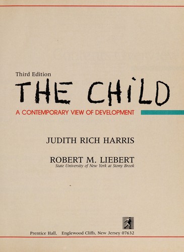Cover for The child