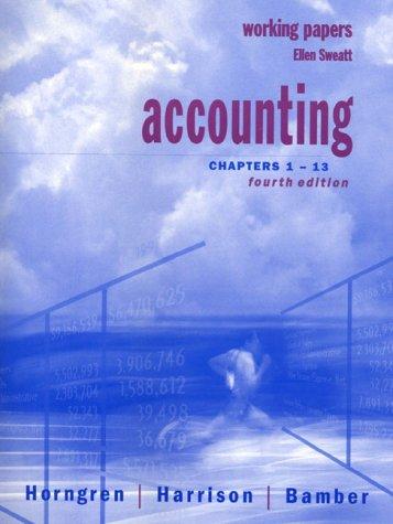 Cover for Accounting: Chapters 1-13 