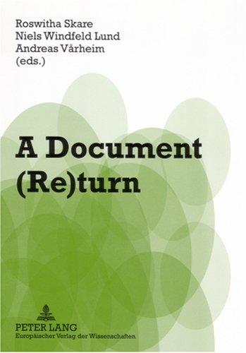 Cover for A Document (Re)turn