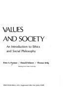 Cover for Values and society