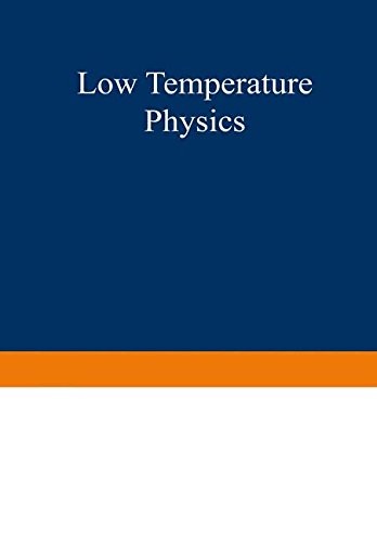 Cover for Low Temperature Physics I / Kältephysik I