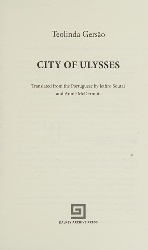 Cover for City of Ulysses