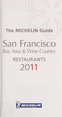 Cover for San Francisco Bay Area & Wine Country restaurants 2011