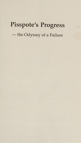Cover for Pisspote's progress
