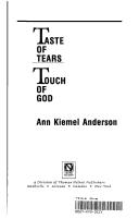 Cover for Taste of tears, touch of God