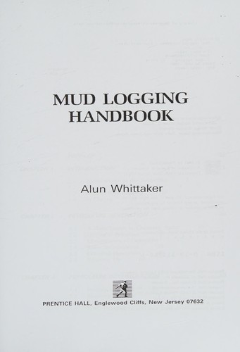 Cover for Mud logging handbook