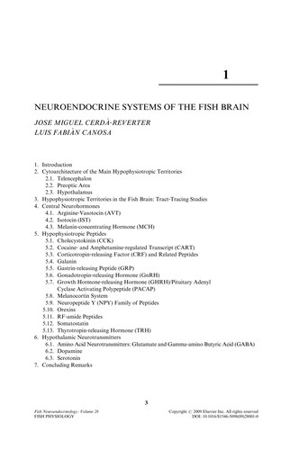 Cover for Fish neuroendocrinology