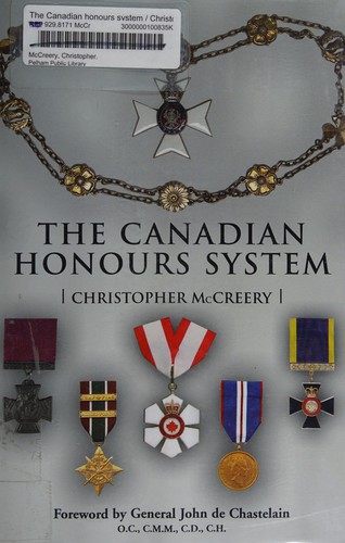 Cover for The Canadian honours system