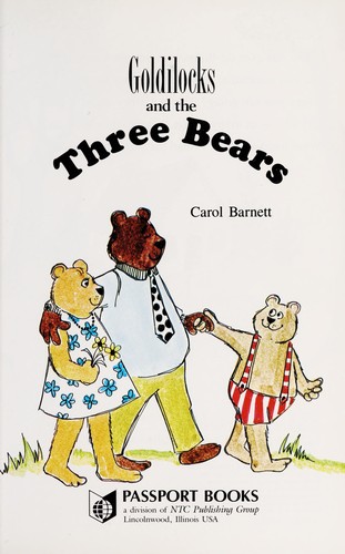 Cover for Goldilocks and the three bears