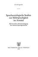 Cover for Sprachsoziologische Studien zur Mehrsprachigkeit im Aostatal