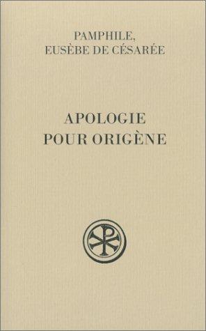 Cover for Apologie pour Origène, tome 1