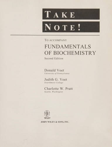 Cover for Take note!