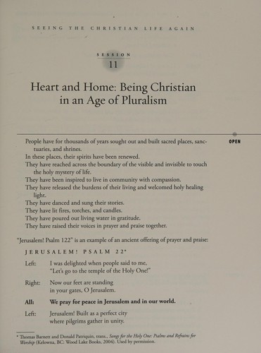Cover for Living The heart of Christianity