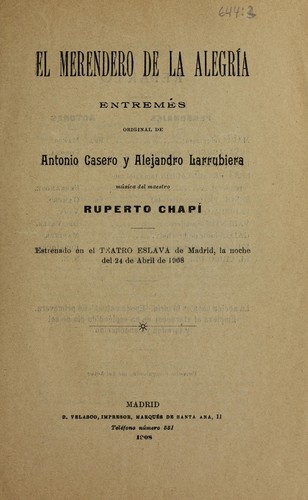 Cover for El merendero de la alegría