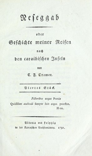 Cover for Neseggab; oder Geschichte meiner Reisen nach den caraibischen Inseln