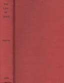 Cover for The life of Jesus