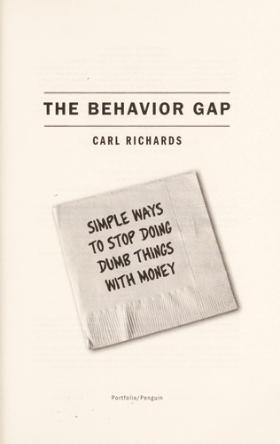 Cover for The behavior gap
