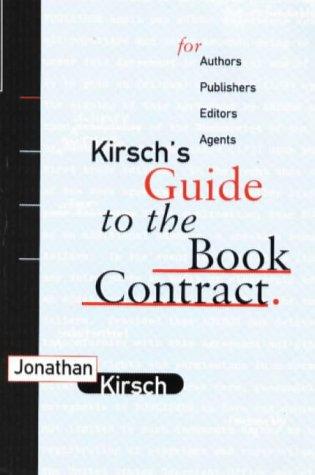 Cover for Kirsch's guide to the book contract