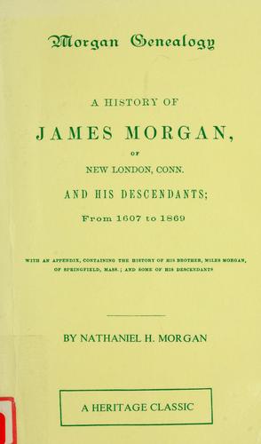Cover for Morgan genealogy